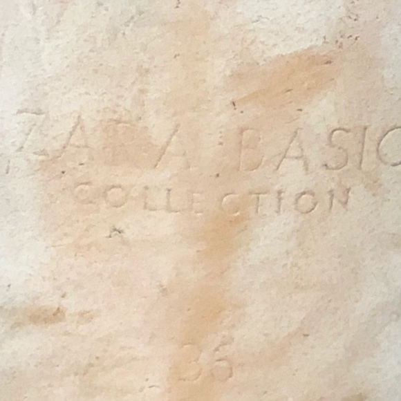 Zara Basic blue pointy toe heels Size 6 - Picture 9 of 11